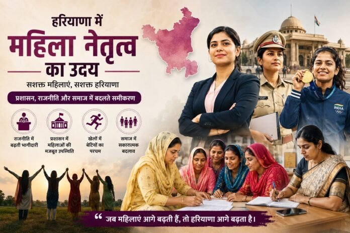 हरियाणा में महिला नेतृत्व का उदय: प्रशासन और राजनीति में बदलते समीकरण
